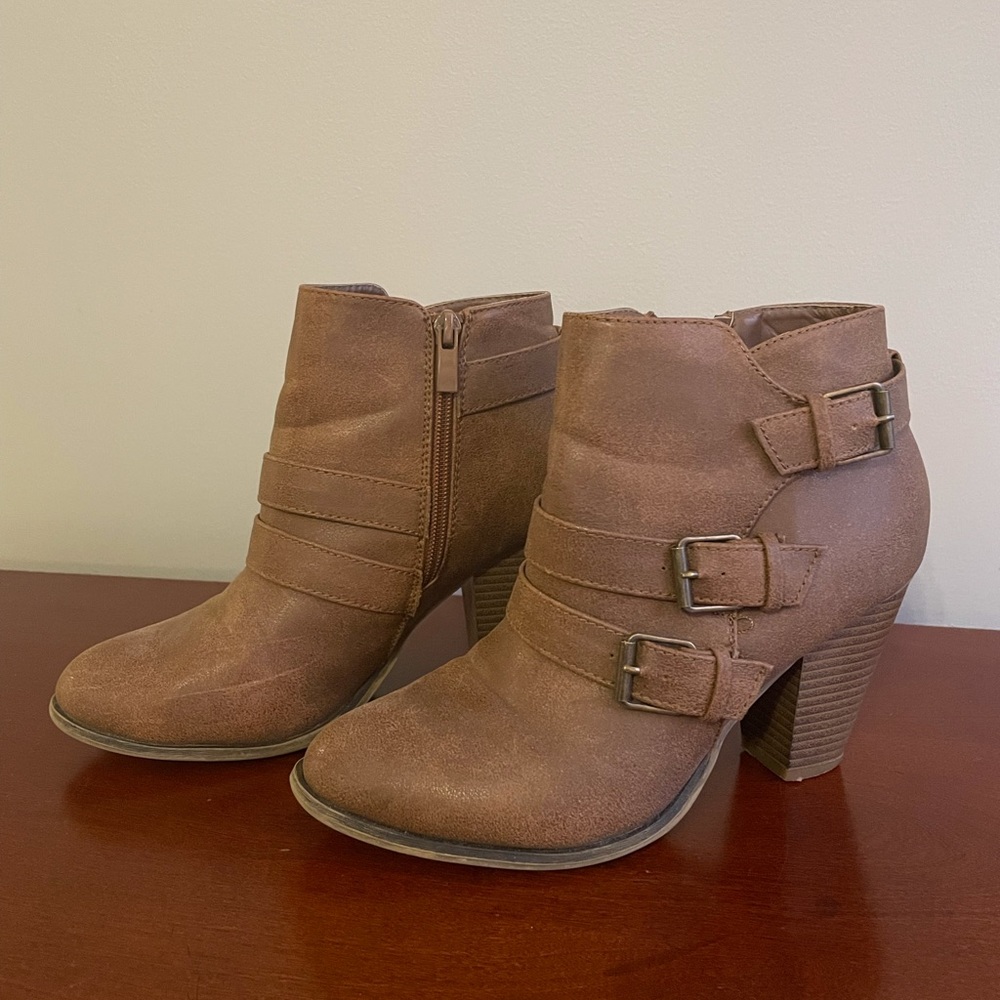 Forever brown booties